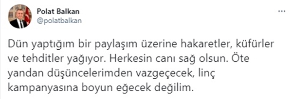 Foto - Antalya Baro Başkanı Polat Balkan'dan skandal paylaşım! 