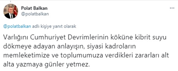 Foto - Antalya Baro Başkanı Polat Balkan'dan skandal paylaşım! 