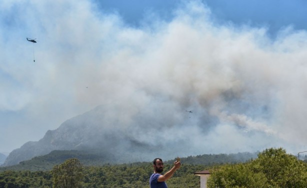 Foto - Antalya Kemer'deki orman yangını 2. gününde