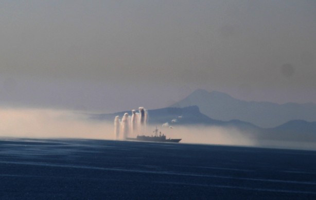 Foto - Antalya Körfezi açıklarında askeri hareketlilik!