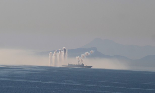 Foto - Antalya Körfezi açıklarında askeri hareketlilik!