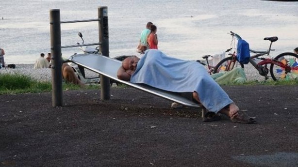 Foto - Antalya sahilinde şaşırtan görüntü