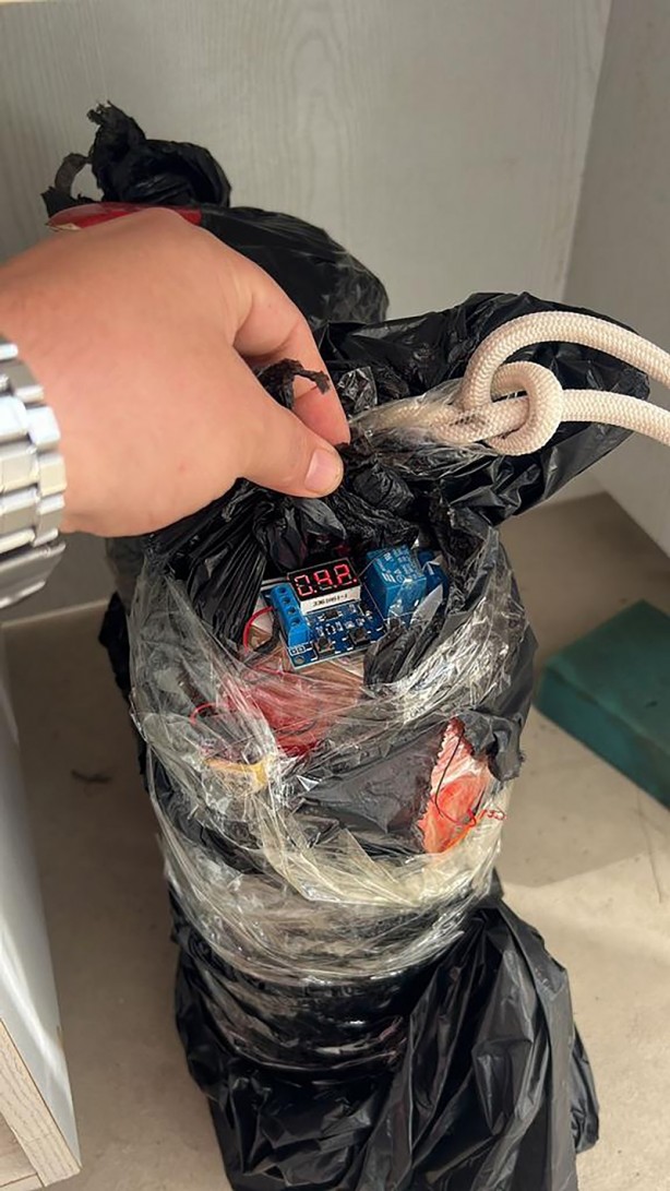 Antalya'da el yapımı patlayıcı bulundu