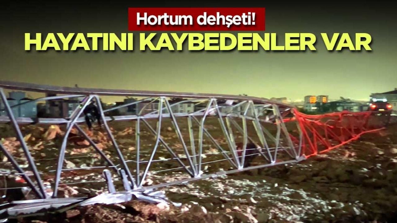 Antalya’da hortum şantiyeyi vurdu: 4 işçi öldü, 1 işçi yaralandı