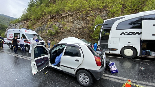 Foto - Antalya'da korkunç kaza!