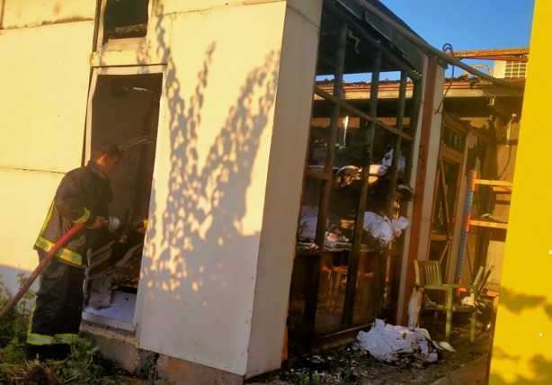 Foto - Antalya'da otelin çamaşırhanesinde çıkan yangın söndürüldü