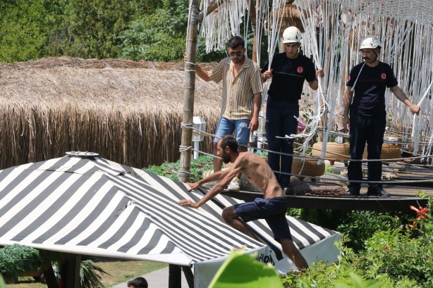Foto - Antalya'da tarzan alarmı! Kimse neler olduğunu anlayamadı