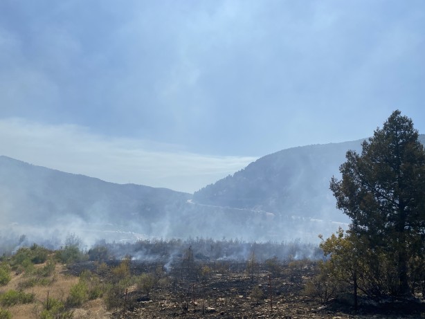 Foto - Antalya'da yangın! Akseki-Manavgat yolu kapatıldı