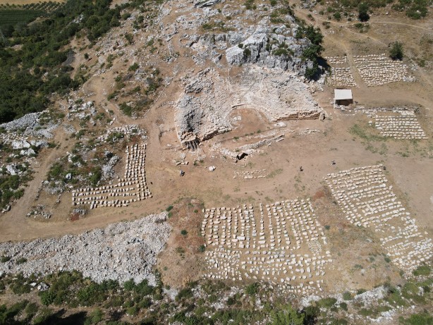 Foto - Antik kentteki çalışmalar sonucunda öyle bir şey çıktı ki... Görenler gözlerine inanamadı!