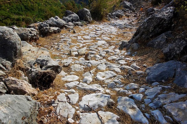 Foto - Antik yol böyle görüntülendi