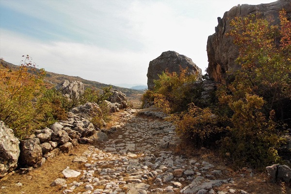 Foto - Antik yol böyle görüntülendi