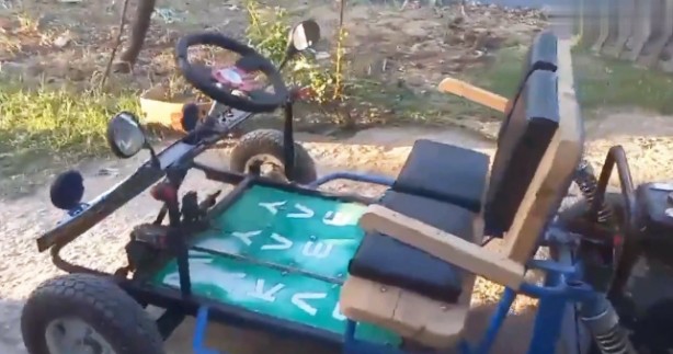 Foto - Araba alamayan kişi oturup kendi arabasını böyle kendi yaptı! Dikkat çeken haber...