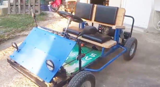 Foto - Araba alamayan kişi oturup kendi arabasını böyle kendi yaptı! Dikkat çeken haber...