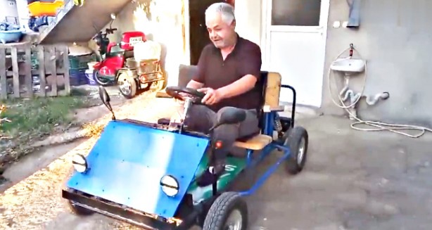 Foto - Araba alamayan kişi oturup kendi arabasını böyle kendi yaptı! Dikkat çeken haber...