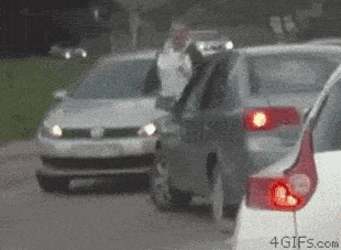 Foto - Araba kameralarına yakalanan tuhaf görüntüler