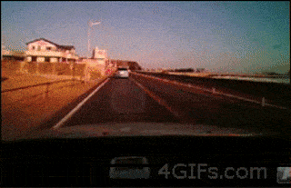 Foto - Araba kameralarına yakalanan tuhaf görüntüler