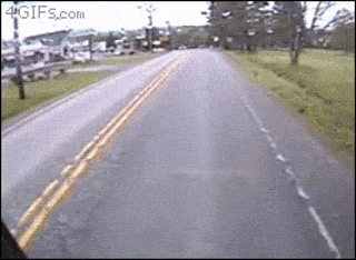 Foto - Araba kameralarına yakalanan tuhaf görüntüler