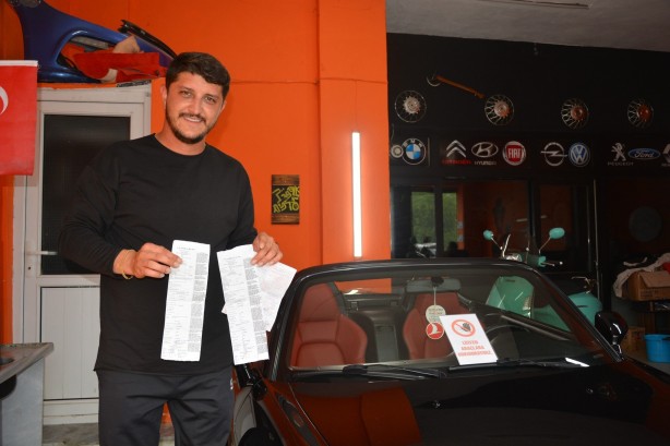 Foto - Arabası ile trafikte öyle bir hareket yaptı ki! 300 bin liralık ceza yedi