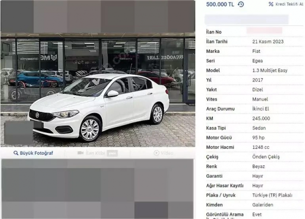 Foto - Araç fiyatları düşüyor: Bunların hepsi 500 bin TL altı!