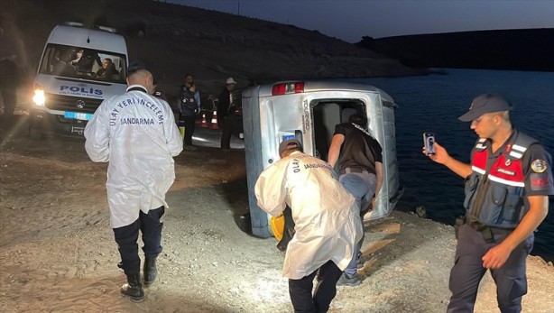 Karaman'da araç göle düştü! Sürücünün cesedine ulaşıldı