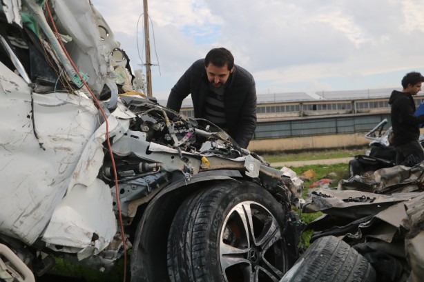 Foto - Araç mezarlığından son görüntü geldi! Gözle görülür azalma...