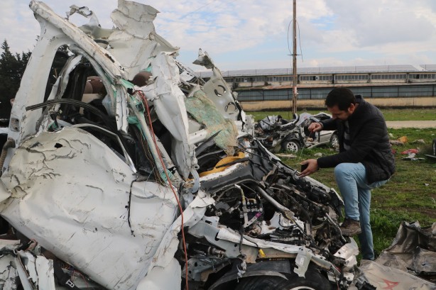 Foto - Araç mezarlığından son görüntü geldi! Gözle görülür azalma...
