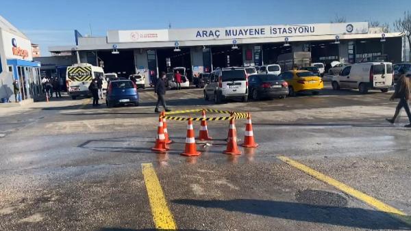 Foto - Araç muayene istasyonunda korkunç olay!
