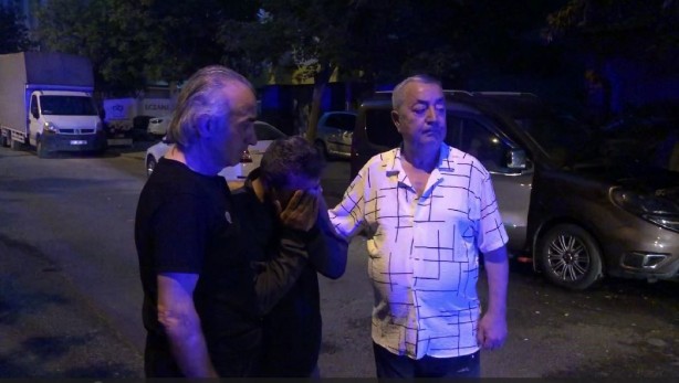 Foto - Aracı alev alev yandı, gözyaşlarına boğuldu