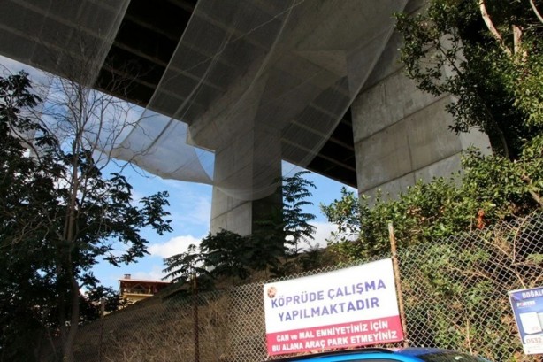 Araçlara zarar veriyordu! 15 Temmuz Şehitler Köprüsü'nde çalışma başlatıldı