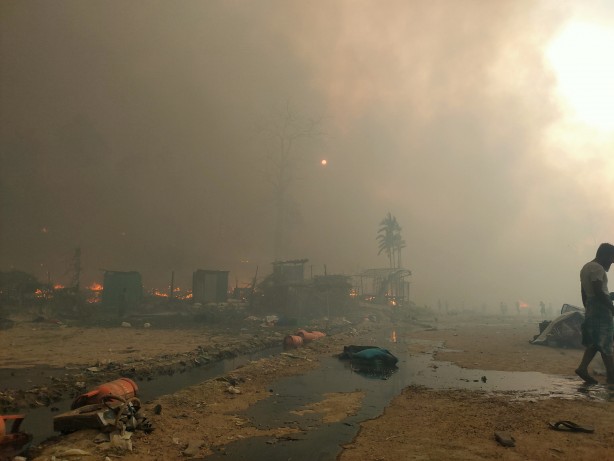 Foto - Arakanlı Müslümanların dramı son bulmuyor! Kaçtıkları kampları cayır cayır yandı