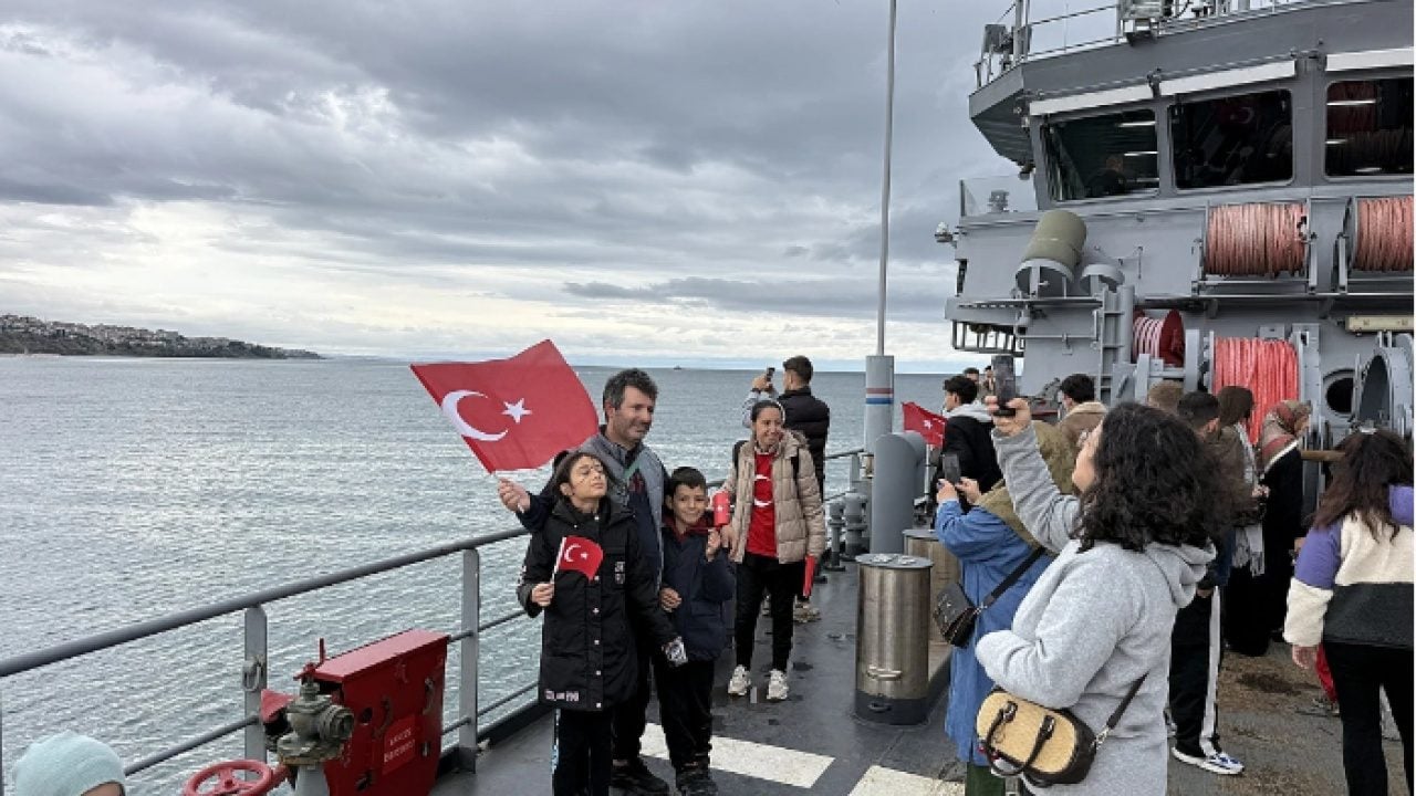 Foto - Arama kurtarma devine büyük ilgi: TCG Işın’a 4 bin ziyaret