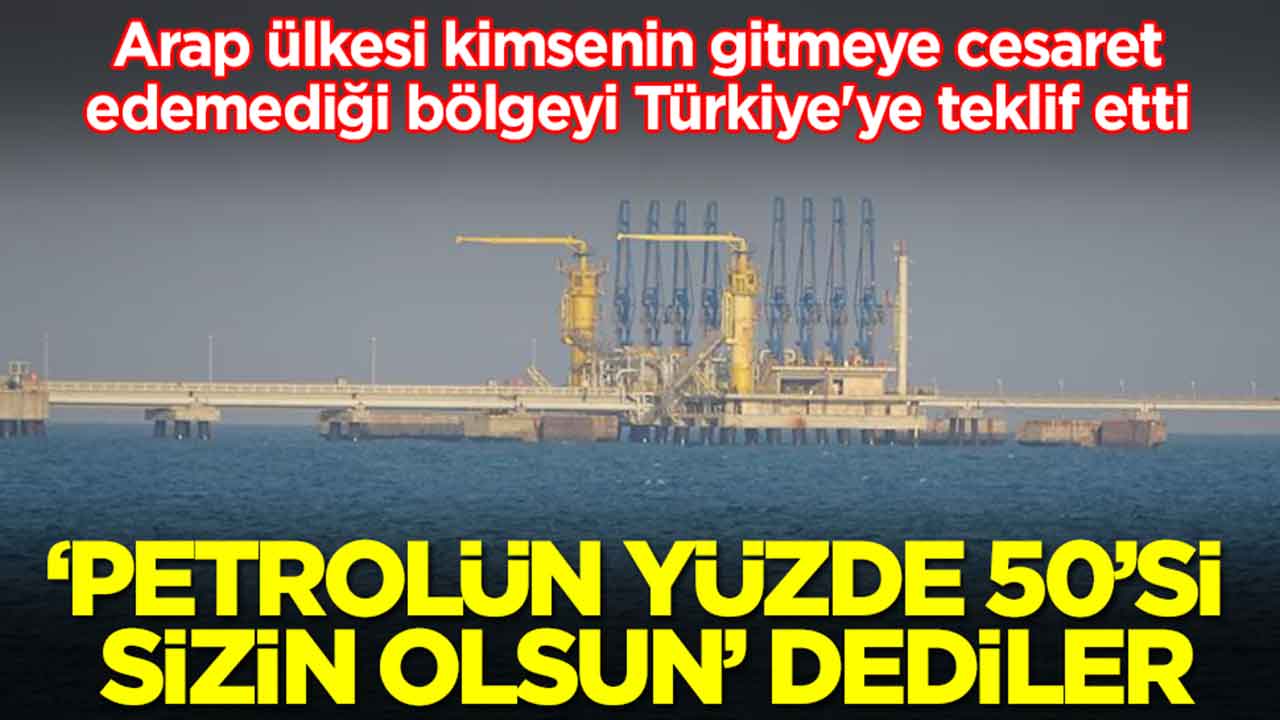 Arap ülkesi kimsenin gitmeye cesaret edemediği bölgeyi Türkiye'ye teklif etti: Gelin petrolü bulalım yüzde 50'si sizin olsun