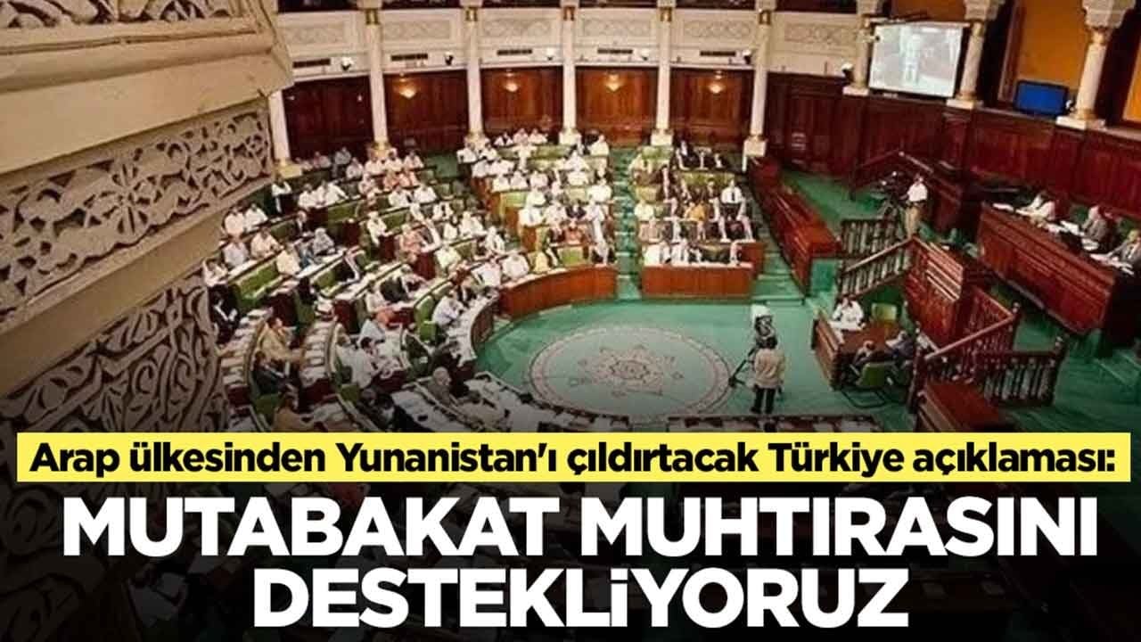 Arap ülkesinden Yunanistan'ı çıldırtacak Türkiye açıklaması: Mutabakat muhtırasını destekliyoruz