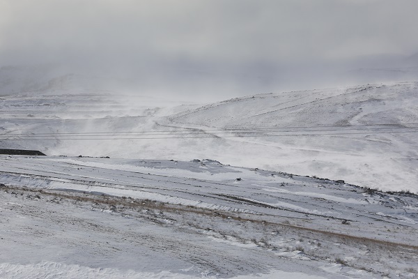 Foto - Aras Dağları'nda görsel şölen: Kar şelalesi