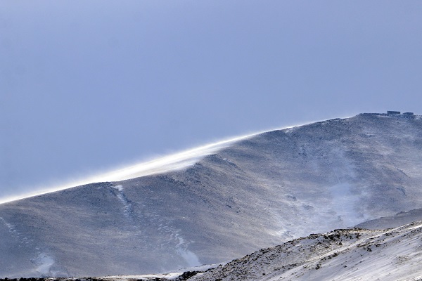 Foto - Aras Dağları'nda görsel şölen: Kar şelalesi