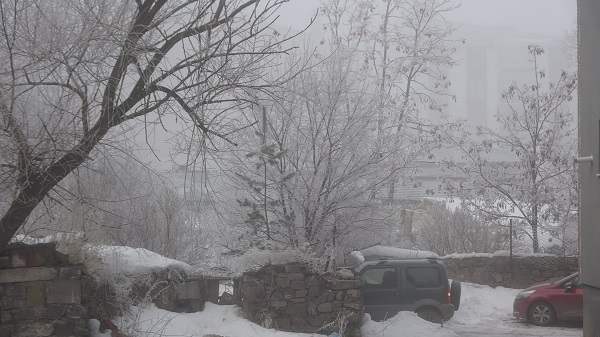 Foto - Ardahan -23 dereceyle buz tuttu! 