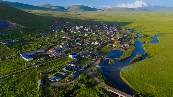 Ardahan adeta yeşile büründü
