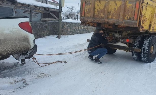 Foto - Ardahan'da 9 köyle ulaşım yeniden sağlandı