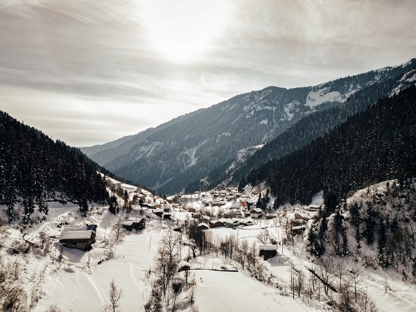 Foto - Ardahan'da nefes kesen kış manzarası