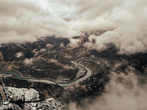 Foto - Ardahan'da nefes kesen kış manzarası