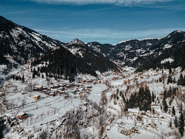 Foto - Ardahan'da nefes kesen kış manzarası