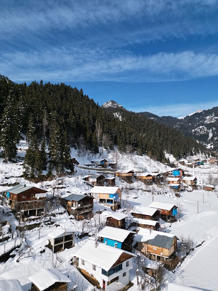 Foto - Ardahan'da nefes kesen kış manzarası