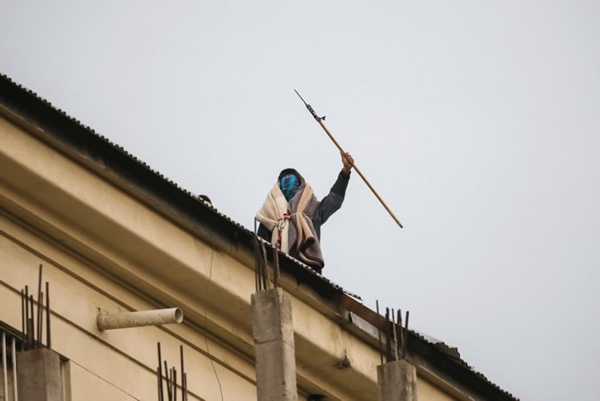 Foto - Arjantin'de ev hapsi isteyen mahkumlar hapishanede isyan çıkardı