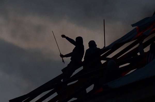 Foto - Arjantin'de ev hapsi isteyen mahkumlar hapishanede isyan çıkardı