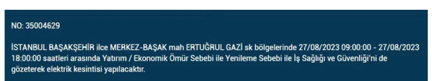 Foto - Arnavutköy'den Esenyurt'a kadar tam 7 ilçeyi ilgilendiriyor! BEDAŞ maalesef duyurdu