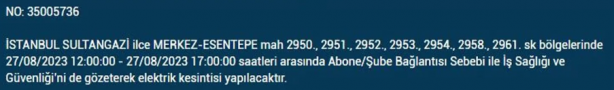 Foto - Arnavutköy'den Esenyurt'a kadar tam 7 ilçeyi ilgilendiriyor! BEDAŞ maalesef duyurdu