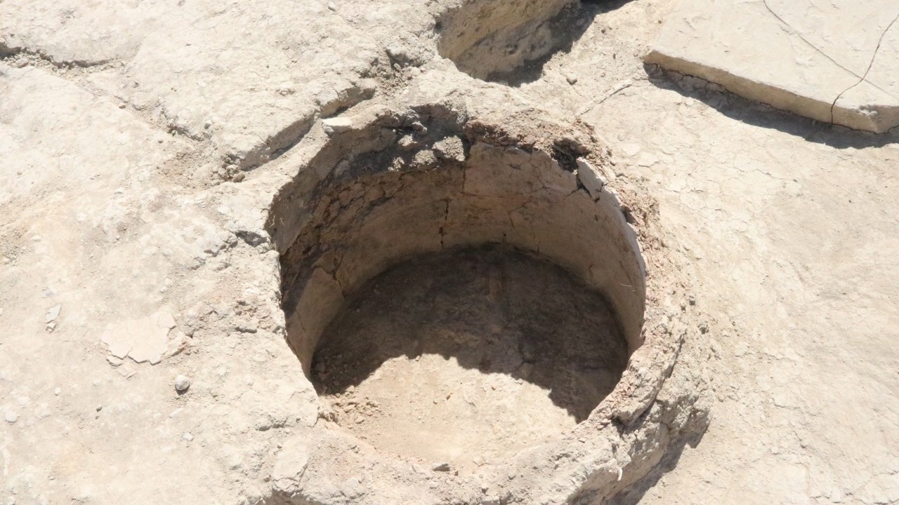 Foto - Arslantepe Höyüğü'nde 3 bin yıllık yemek fırın bulundu! Kağıt kebabına benzer et pişiriyorlarmış