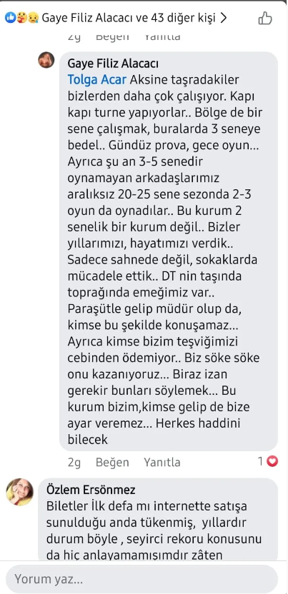 Foto - "Artık Lale Devri bitti" diyen Tamer Karadağlı'ya tehdit! Devlet Tiyatrosu'nda neler oluyor?