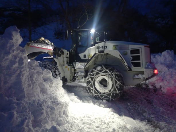 Foto - Artvin'de ekiplerin karla mücadelesi sürüyor