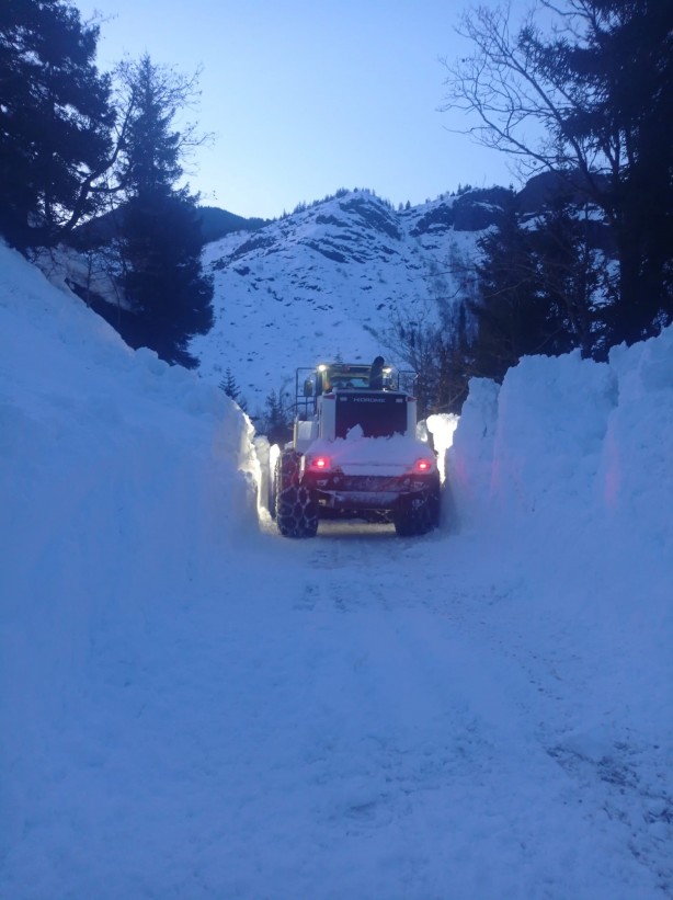 Foto - Artvin'de ekiplerin karla mücadelesi sürüyor
